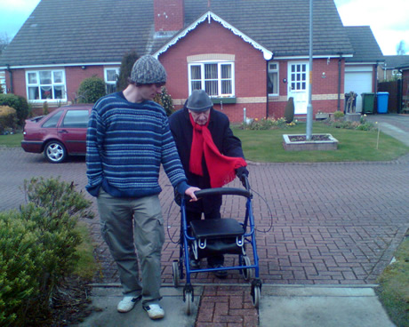 Grandpa while he could still walk